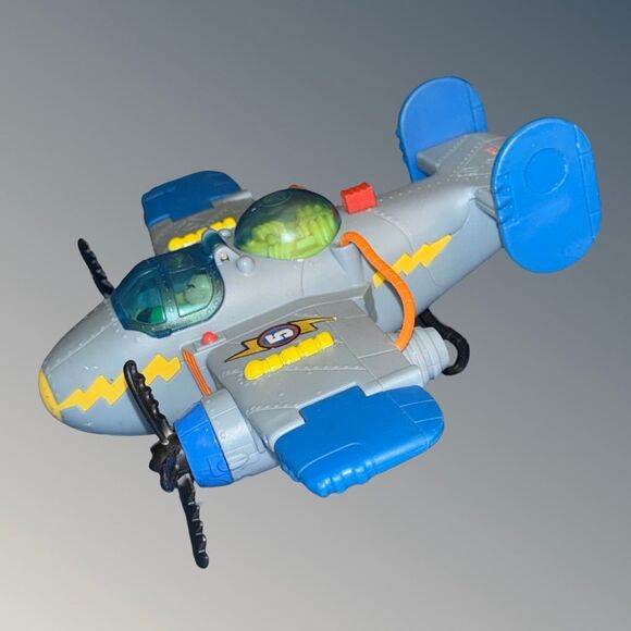 Fisher Price Imaginext Sky Racers Tornado Prop Plane Jet Airplane Fighter 2009 - Picture 16 of 16